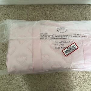 NWT ✅ Stoney clover Pink Quilted Heart Duffle Bag - Women's Travel Tote